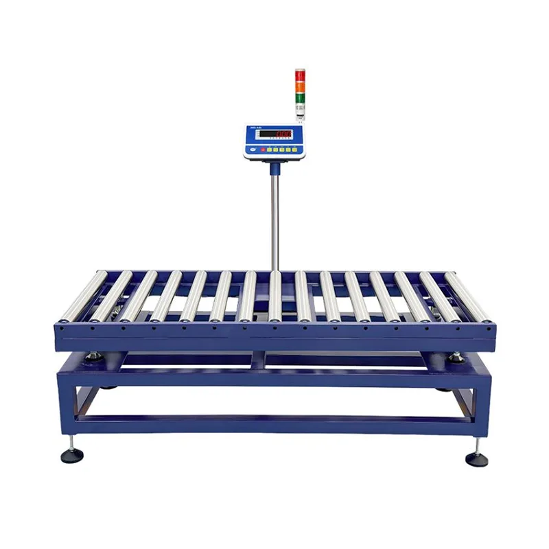 Tjekvejende Gravity Roller Conveyor Vægt med Alar