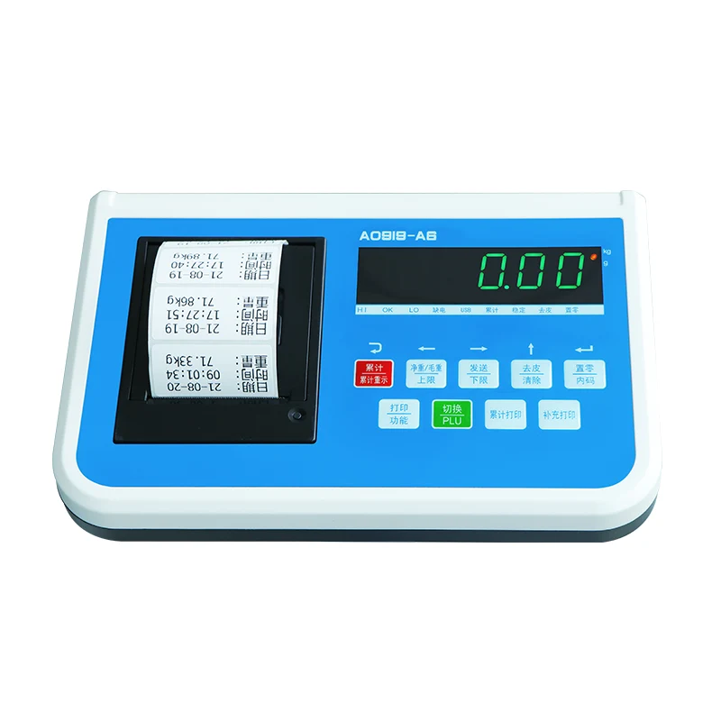 Elektronisk vægtudskrivningsinstrument