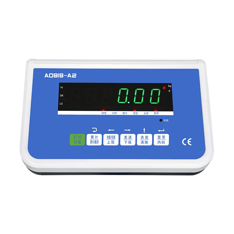 Digitalt elektronisk vejeinstrument